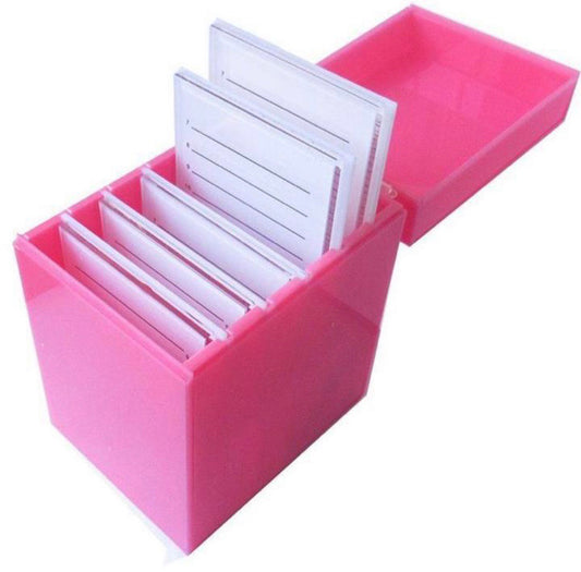 Lash tile storage box (light pink)